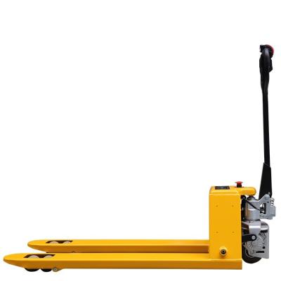 China ELEP-15EA Hotels Semi Electric Pallet JACK 3310Lb Electric Pallet Truck Fit For USA Double Deck Pallet for sale