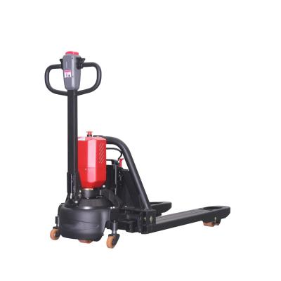 China Hotels Full Electric Pallet Truck Lithium Power Pallet Jack 1500kg Capacity AC Pallet Truck for sale