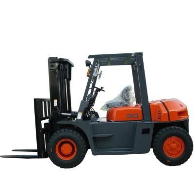 China Hotels Capacity 5 Ton New Forklift Truck FD50 5T Heavy Lift Forklift for sale