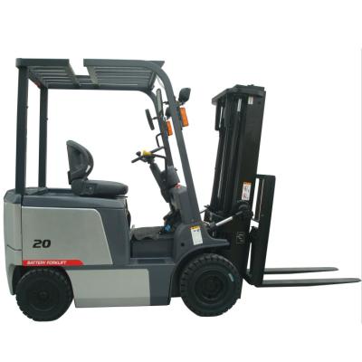 China 2T 2.5T 3T Hotels Electric Forklift With 3m, 4m, 5m, 6m Lifting Height for sale