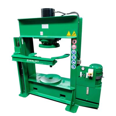 China Solid Machinery Repair Shops 150ton / 160ton Tire Press Machine With All Mechanical Tools Arms for sale