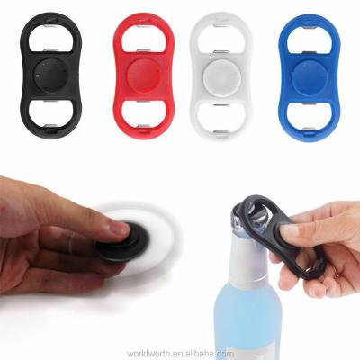 China Free Finger Toy Focus Spinner Bear Opener Spooky Person Spinner Bottle Opener Logo Printing Promotion Gifts New Chirstmas Plastic Toys for sale