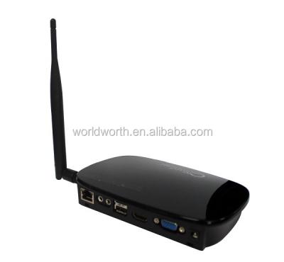 China Support Streaming Video In Server Thin Client Price Support 32bits Color Intensity Mini PC Linux Thin Client for sale