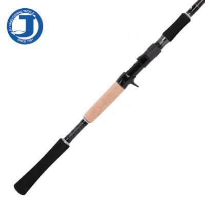 China JIUYANG Carbon Casting Reel Power Rod Snakehead Rod 7'6 XH MH H Seat 6'9 DPS 2 Piece Carbon Body Fishing Rod Guide FUJI SIC for sale