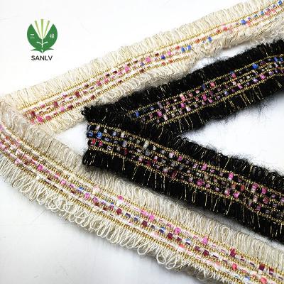 China Durable Hollow Lace Ribbon 2 Color Webbing Padded Polyester Webbing for sale