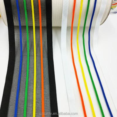 China Sustainable Nonwoven Elastic Straps In Colors Eco Friendly Nonwoven Elastic Webbing Webbing Band for sale