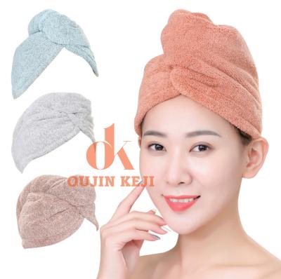 China 3 Pack Hair Towel Wrap Sip Sip Dryer Turban Cotton Super Absorbent Super Absorbent Microfiber Custom Hair Towel Wrap For Women Sleeping for sale