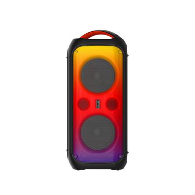 China BKK Original Factory Wireless Karaoke 6.5inch Dual Powerful Portable BT Party Speaker With Rechargeable Battery Remote Control Led Light for sale