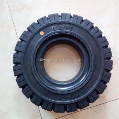 China ANYGO natural rubber brand 140/55-9 model XZ18 solid tire, forklift tire/solid tire, industrial solid tire for sale