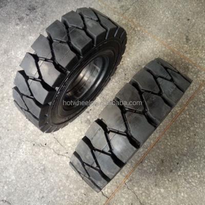 China ANYGO Natural Rubber Brand 5.00-8 Model XZ01 Click Solid Tire, Forklift Tire/Solid Tire, Industrial Solid Tire for sale