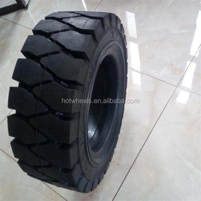 China ANYGO Natural Rubber Brand 28x9-15 XZ01 Solid Forklift Tires, Pneumatic Solid Tire, Solid Resilient Tires for sale