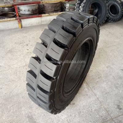 China Natual Brand 9.00-20 Rubber Forklift XZ06 Solid Tires ANYGO, Pneumatic Solid Tyre, Solid Resilient Tires for sale