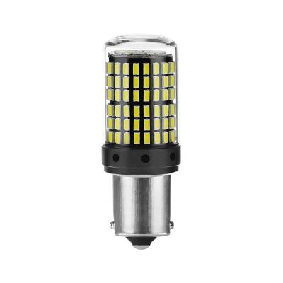 China Lighting modification 1156 3014 constant current car LED turn signal 7440 highlight brake light 144smd 12-30V for sale