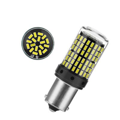 China Lighting Retrofit Canbus No Error 1157 1156 LED Car Light Bulb 7440 Auto Reverse Turn Signal Bulbs Brake Light Lamps 3014 144SMD 12V for sale