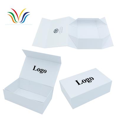 China Handmade Custom Luxury Paper Magnet Gift Box Garment Clothing Folding Foldable Magnetic Gift Packaging Box for sale