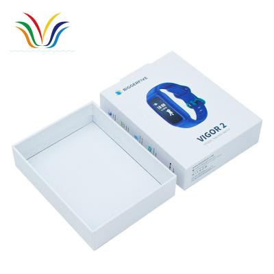 China Manufacturer Recyclable Custom Luxury Children's Electronic Watch Packaging Box Smart Watch Gift Box With Hook for sale