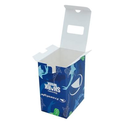 China Handmade Cheap Price Coated Paper Box Recycle Plain Paper Box With Hot Stamping Foil for sale