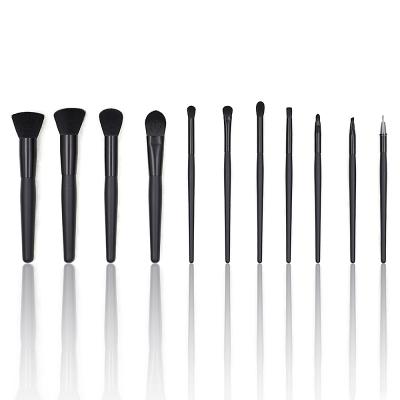 China Angular blush 11PCS beauty tools wholesale synthetic hair makeup brushes private label makeup brush professional maquillaj por mayor for sale