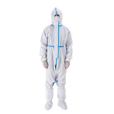 China Medical Full Body Protective Clothing And Safety Equipment Disposable Protective Suit In Stock for sale