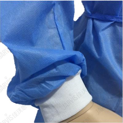 Chine Aami Level 3 Sterile Disposable Isolation Gown Surgical Gown With Rib Cuff à vendre