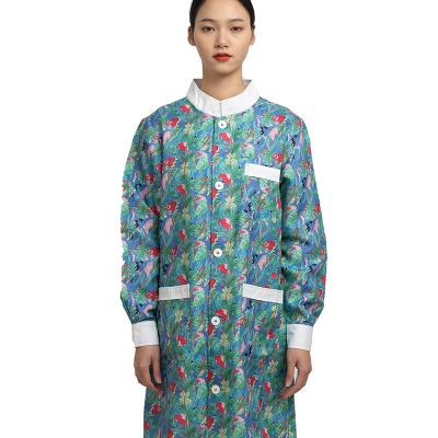 China New Style Nurse Uniform Hospital Quick Drying Polyester Cotton Fabric Nurse Uniform Dress Hospital for sale