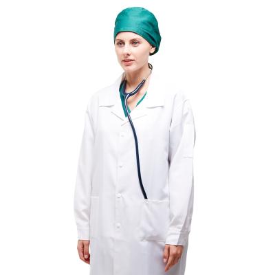 China Oem Supply Doctor Lab Coats White Slim Fit Laboratory Works Uniform Doctor Coat for sale