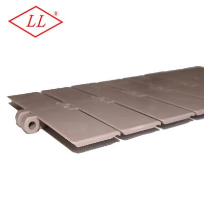 China Cans Plastic Flat Top Conveyor LG820-K750 Single Hinge Chain for sale