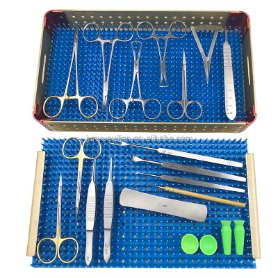 China China Ophthalmic Instruments Factory Double Eyelid Surgery Instruments Set Ophthalmic Surgical Instruments Kits for sale