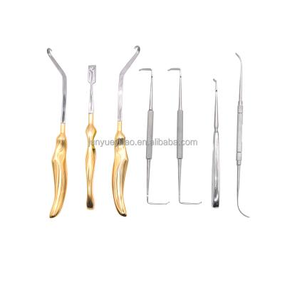 China Exit To Ribs 7 Pcs Rhinoplasty Set Surgical Instruments For Costal Cartilage Nasal Plastic Surgery for sale