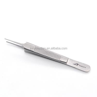 China Dental forceps ophthalmic surgical instrument tissue 0.6mm pinch teeth 1x2 fine double eyelid surgery soft for sale