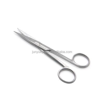 China Used for cutting sutures 14.5cm surgical instruments medical reusable open surgical scissors for sale