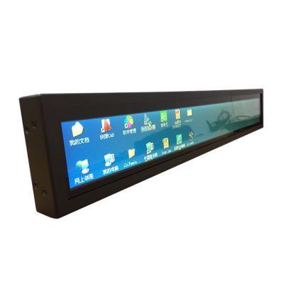 China TFT LCD Stretched Bar LCD Display Touch Screen Digital Signage Media Player for sale