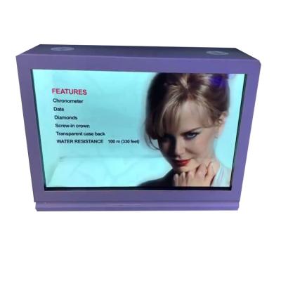 China 10.1 Inch LCD Touch Screen Display Box Indoor Transparent Advertising Player Machine for sale