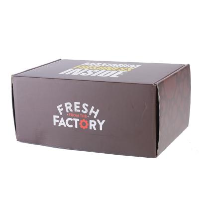 China Recycled Materials Custom Ad Luxury Foldable Corrugated Paper Box With Logo Cardboard Apparel Underwear Packaging Box for sale