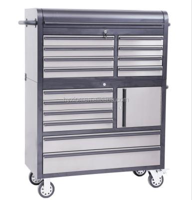 China Tool Cabinet Set HTC4112W Pro Removal Tool Box Set In Stainless Steel for sale