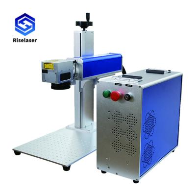 China Split Type Mini Portable Metal Fiber Laser Engraving Machine 20w 30w 50w 100W Fiber Laser Marking Laser Machine for sale