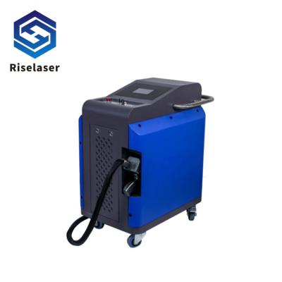 China Corrosion Inhibitor 100w 200w Metal Fiber Laser Rust Clean Car Rust Remover Machine Cleaning Laser for sale