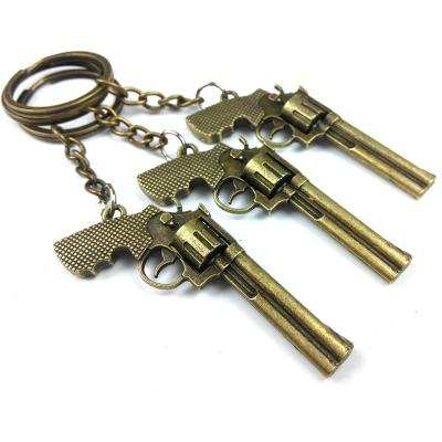 China Game Cool Premium Gun Key Chain Pendant Decoration, Metal Cute Weapon Key Chain for sale