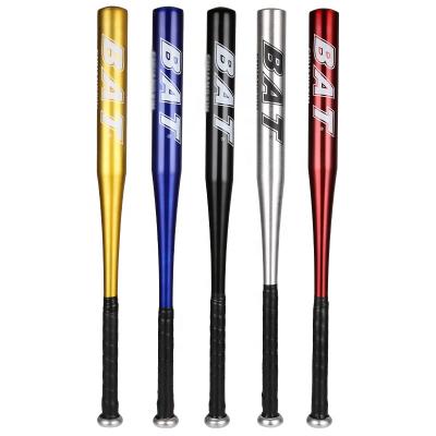 China Hot Sale Aluminum Alloy Metal Custom Gift Printing LOGO 28/30/32/34 Inch Self Defense Use Aluminum Alloy Baseball Bat Soft Training Equipment for sale