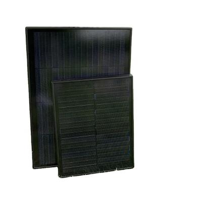 China hot sales one grade 70W full-black mono perc felt solar panels for rv solar system 210mmx210mm for sale