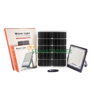 China High Quality Garden 100w Good Prices Solar Floodlight AIO Solar Light Integrated Solar Flood Light for sale