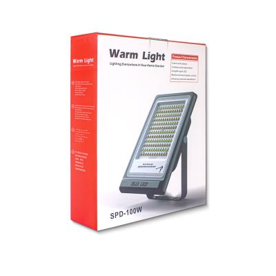 China Good Prices 100w Solar Garden Light Integrated Portable Portable With 35w Solar Panels Solar Flood Light for sale