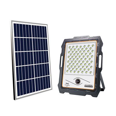 China Eco-friendly Outdoor Solar Camera Light Waterproof Solar Wall Lamp Garden IP67 Flood Light With Camera for sale