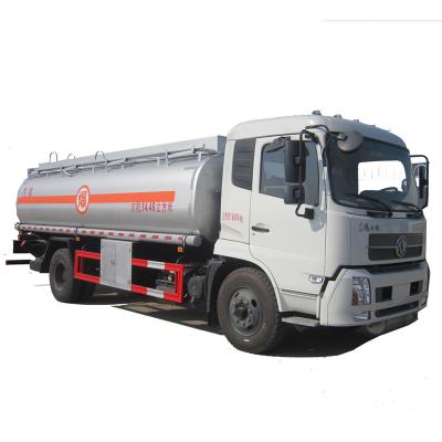 China Dongfeng Kingrun 4x2 15000L fuel tank truck fuel tanker truck, oil tank truck factory supply 9.00-20 à venda