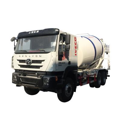 China Hotels Cheap Price Concrete Truck Mixer Truck Chassis Mounted Mixing Tank 14-15m3 à venda