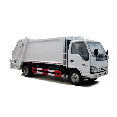 China Top design small compression garbage truck/compactor garbage truck with dustbin for ISUZU truck 6555X1980X2280 à venda