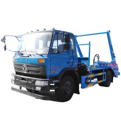 China New Designed China Factory Hotels Dongfeng 10 CBM Swing Arm Garbage Truck For Garbage Collection And Delivery zu verkaufen