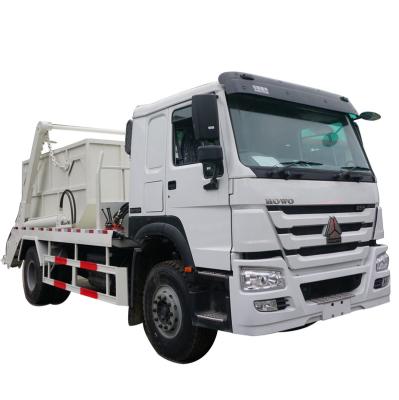 China Hotels Most Popular Swing Arm Trash Cleaning Truck With Waste Collection Bin For Hygiene Industry à venda