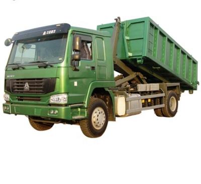 China Chinese famous brand SINOTRUK HOWO hook lift garbage collection truck with factory price sale in Africa 8230x2500x3125mm en venta