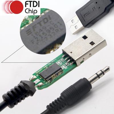 China FTDI FT232RL 5V 3.3V Uart USB to TTL RS232 3.5mm Jack Serial Cable For Audio Upgrade Data Download/OEM Programming for sale